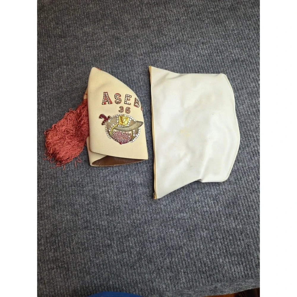 Shriner Masonic Freemason ASEBI 36 Cap The Diamond Set Fez 1920 WM. Lehmberg Son